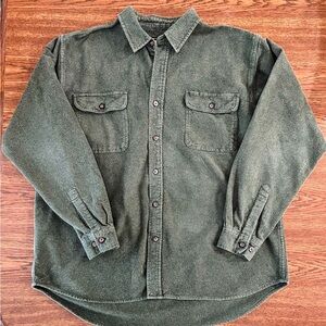 Men's Green Button-Up Jacket